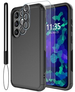 Foto 1 | Foto 1 | Funda De Teléfono Lsypp A Prueba De Golpes Con Protector De Pantalla Para Galaxy S25+ - Venta Internacional.