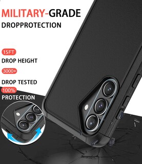 Foto 3 | Foto 3 | Funda De Teléfono Lsypp A Prueba De Golpes Con Protector De Pantalla Para Galaxy S25+ - Venta Internacional.