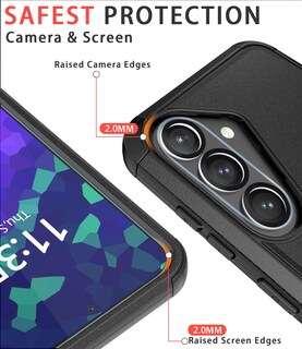 Foto 4 | Foto 4 | Funda De Teléfono Lsypp A Prueba De Golpes Con Protector De Pantalla Para Galaxy S25+ - Venta Internacional.