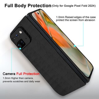 Foto 5 | Foto 5 | Funda De Teléfono Kaisenkec 600d De Fibra De Aramida Para Google Pixel 9 Pro Fold - Venta Internacional.