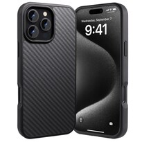 Funda De Teléfono Tigowos Para Iphone 16 Pro Max De Fibra De Carbono Negra - Venta Internacional.
