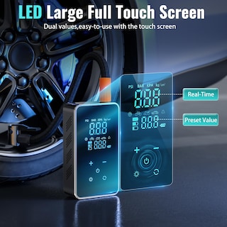 Foto 4 | Foto 4 | Compresor De Aire Portátil Con Inflador De Neumáticos 150 Psi Con Batería - Venta Internacional.