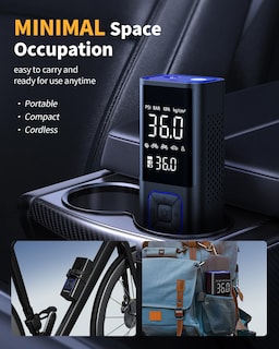 Foto 7 | Foto 7 | Compresor De Aire Portátil Powools Inflador De Neumáticos Inalámbrico 150 Psi - Venta Internacional.