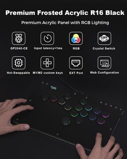 Foto 4 | Foto 4 | Controlador Arcade Stick Haute42 R16 Sin Palanca Para Pc/ps4/switch - Venta Internacional.