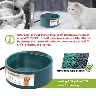 Foto 4 | Foto 4 | Cuenco De Agua Caliente Namsan 2.2 L Para Gatos Perros Pollos Y Conejos - Venta Internacional.