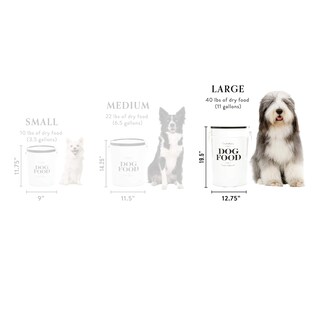 Foto 3 | Foto 3 | Botes De Almacenamiento De Comida Para Perros Harry Barker Bon Chien Grandes - Venta Internacional.