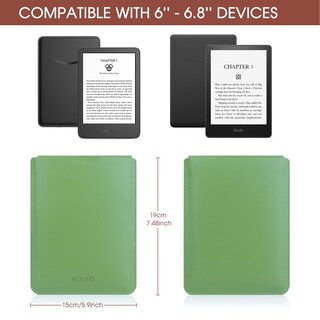 Foto 2 | Foto 2 | Funda Hoyixi Para Kindle Paperwhite De 6 8 Pulgadas Color Verde - Venta Internacional.
