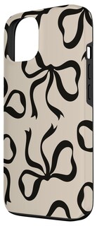Foto 2 | Foto 2 | Funda De Teléfono Para Iphone 13 Con Bonitos Lazos Negros Estética Coqueta - Venta Internacional.