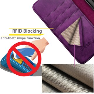 Foto 4 | Foto 4 | Funda Tipo Cartera Ducksky Para Samsung Galaxy S24 Ultra Purple - Venta Internacional.
