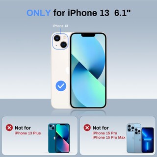 Foto 6 | Foto 6 | Funda Magnética Degeca Para Iphone 13/14 (6.1) Color Morado Claro - Venta Internacional.