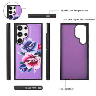 Foto 5 | Foto 5 | Funda Tipo Cartera Con Forma De Bandolera Reeginch Para Samsung Galaxy S25 Ultra - Venta Internacional.