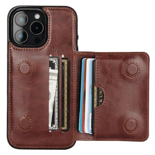 Foto 1 | Foto 1 | Funda Tipo Cartera Kihuwey Compatible Con Iphone 16 Pro Max Brown - Venta Internacional.