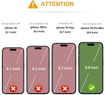 Foto 2 | Foto 2 | Funda Tipo Cartera Kihuwey Compatible Con Iphone 16 Pro Max Brown - Venta Internacional.