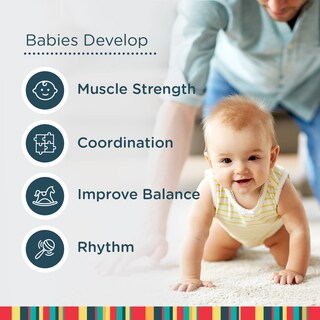 Foto 5 | Foto 5 | Silla Safari Icónica Baby Exerciser Jolly Jumper Color Gris - Venta Internacional.