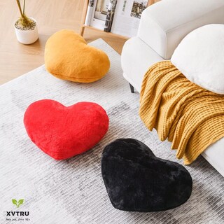 Foto 5 | Foto 5 | Almohada Xvtru De Piel Sintética De Conejo En Forma De Corazón 50 X 40 Cm Color Marfil - Venta Internacional.