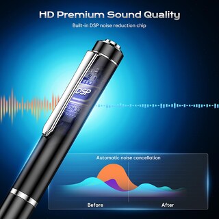 Foto 6 | Foto 6 | Grabadora De Voz Digital Zipcide De 128 Gb Con Reducción De Ruido Ai - Venta Internacional.