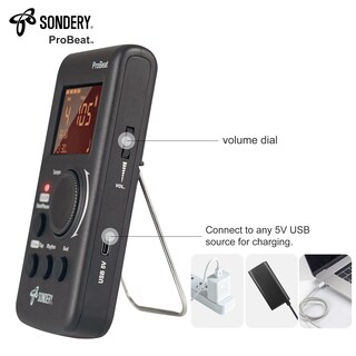 Foto 4 | Foto 4 | Metrónomo Digital Sondery Probeat Para Guitarra Piano Y Batería - Venta Internacional.