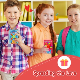 Foto 6 | Foto 6 | Paquete De Regalo Wacky Tracks Fidget Spinner Con Tarjetas De San Valentín - Venta Internacional.