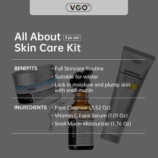 Foto 2 | Foto 2 | Set De Cuidado De La Piel Vgo Snail Mucin 92% Hidratante 50 Ml Más Sérum De Vitamina C 30 Ml - Venta Internacional.