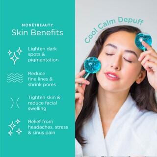 Foto 2 | Foto 2 | Ice Globes Monétbeauty Para Tratamientos Faciales Tensan La Piel De Color Rosa - Venta Internacional.