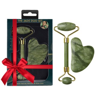 Foto 1 | Foto 1 | Set De Rodillo Facial Jade Y Gua Sha Beautyfrizz Jade Duo - Venta Internacional.