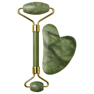Foto 2 | Foto 2 | Set De Rodillo Facial Jade Y Gua Sha Beautyfrizz Jade Duo - Venta Internacional.
