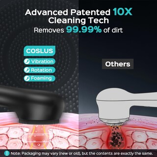 Foto 3 | Foto 3 | Cepillo Limpiador Facial Coslus 2 En 1 Spin Vibration Black - Venta Internacional.