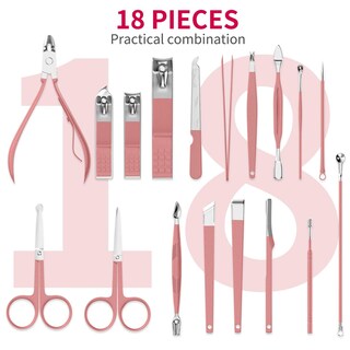 Foto 2 | Foto 2 | Set De Manicura Zizzon 18 En 1 Professional Con Funda De Piel - Venta Internacional.