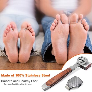 Foto 6 | Foto 6 | Afeitadora De Pies De Acero Inoxidable Foot Files Callus Remover - Venta Internacional.