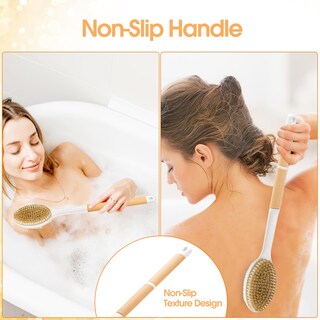 Foto 2 | Foto 2 | Body Scrubber Backski Antideslizante Con Mango Largo Para Ducha - Venta Internacional.
