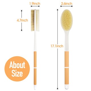 Foto 5 | Foto 5 | Body Scrubber Backski Antideslizante Con Mango Largo Para Ducha - Venta Internacional.