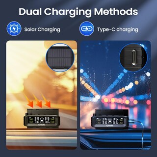 Foto 3 | Foto 3 | Sistema De Monitoreo De Presión De Neumáticos Tpms Inalámbrico Tymate Tm8 - Venta Internacional.