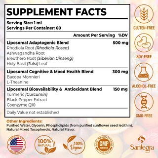 Foto 2 | Foto 2 | Suplemento Santegra Liposomal Rhodiola Rosea 57.000 Mg 120 Ml - Venta Internacional.