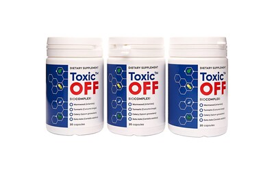 Foto 1 | Foto 1 | Suplemento Toxic Off Cápsulas Fáciles De Tragar Para Uso Diario 20 Porciones - Venta Internacional.