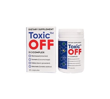 Foto 2 | Foto 2 | Suplemento Toxic Off Cápsulas Fáciles De Tragar Para Uso Diario 20 Porciones - Venta Internacional.