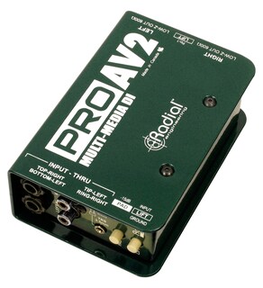 Foto 1 | Foto 1 | Estéreo Proav2 De Direct Box Radial Engineering Con Rca 1/4 Y Xlr - Venta Internacional.