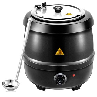 Foto 1 | Foto 1 | Calentador De Sopa Suclain 1 Paquete De 2 Unidades 10 5 L Eléctrico Con Cucharones De Acero Inoxidable - Venta Internacional.