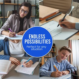 Foto 7 | Foto 7 | Bolígrafos De Gel Borrables Bunmo Material Escolar Multicolor Paquete De 10 - Venta Internacional.