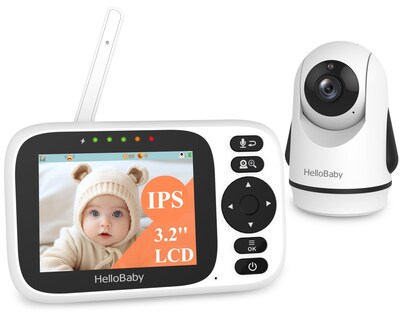 Foto 1 | Foto 1 | Monitor Para Bebés Hellobaby Con Pantalla Ips De 3.2 Pulgadas Visión Nocturna - Venta Internacional.