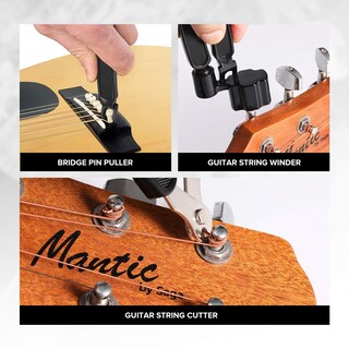 Foto 6 | Foto 6 | Kit De Herramientas De Reparación De Guitarras Mifoge Setup Con Bolsa De Transporte  25 Piezas - Venta Internacional.