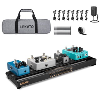 Foto 1 | Foto 1 | Pedalera De Guitarra Lekato Con Fuente De Alimentación 19 X 5 1 X 1 8 Cm - Venta Internacional.