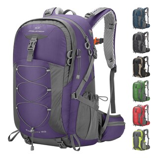Foto 1 | Foto 1 | Mochila De Senderismo Maelstrom Impermeable 40 L Con Funda Para Lluvia Color Morado - Venta Internacional.