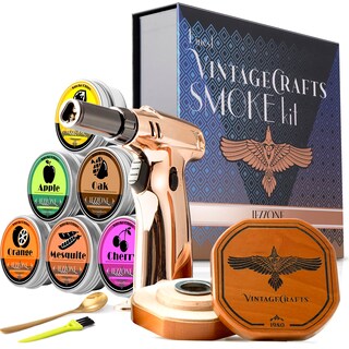 Foto 1 | Foto 1 | Kit Para Ahumar Cócteles Iezzone Con Antorcha Bourbon Y Whisky - Venta Internacional.
