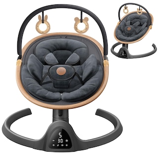 Foto 1 | Foto 1 | Baby Swing Fasonbaby Con Bluetooth Para Bebés Con Música De 5 Velocidades Color Negro - Venta Internacional.