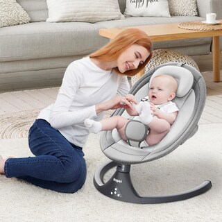 Foto 7 | Foto 7 | Baby Swing Napei Electric Con Bluetooth Y Mando A Distancia - Venta Internacional.