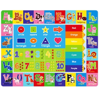 Foto 5 | Foto 5 | Tapete De Juego Kentaly Baby Playtime Collection Abc Números Animales - Venta Internacional.