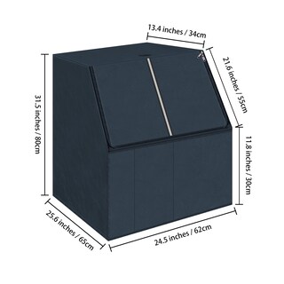 Foto 2 | Foto 2 | Cubierta Antipolvo Para Máquina De Hielo Comercial Vevor 24h 31 5 X 25 6 X 24 5 Cm - Venta Internacional.