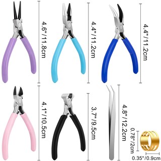 Foto 2 | Foto 2 | Juego De Alicates Para Joyería Sokosey 5 Paquetes Para Hacer Joyas - Venta Internacional.