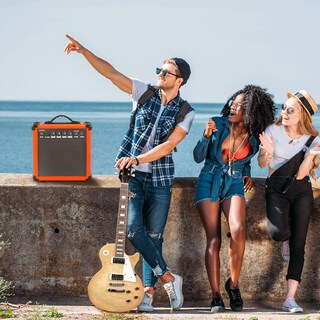 Foto 5 | Foto 5 | Amplificador Portátil Para Guitarra Eléctrica Cxlwz De 20 W Con Entrada Para Auriculares - Venta Internacional.