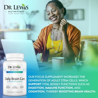 Foto 5 | Foto 5 | Suplemento Dr. Lewis Nutrition Daily Brain Care 90 Cápsulas - Venta Internacional.